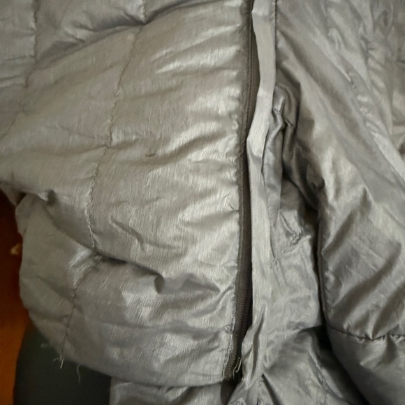 HEATKEEP Women’s Metallic Gray Hooded Puffer Jacket - XXL - Picture 5 of 7